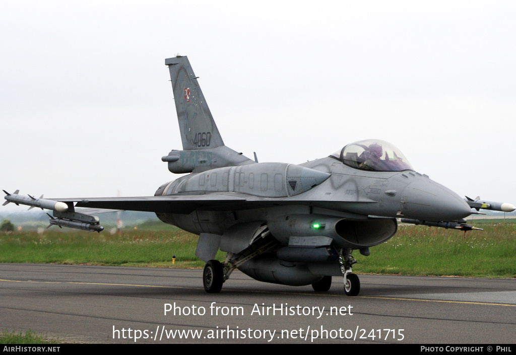 Aircraft Photo of 4060 | General Dynamics F-16C Fighting Falcon | Poland - Air Force | AirHistory.net #241715