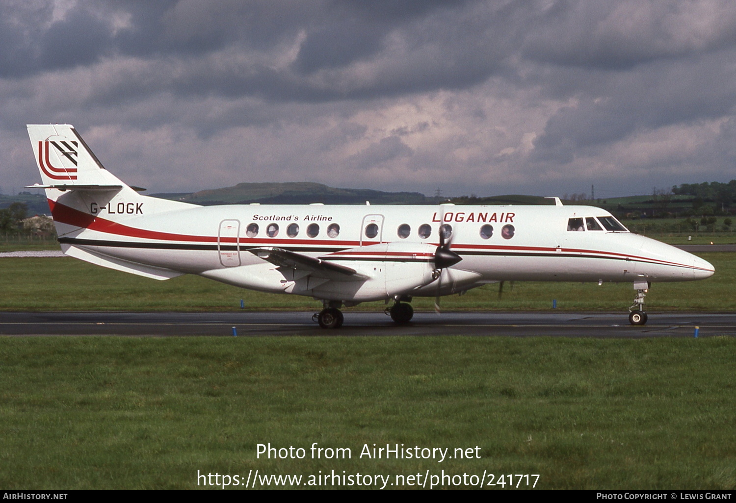 Aircraft Photo of G-LOGK | British Aerospace Jetstream 41 | Loganair | AirHistory.net #241717