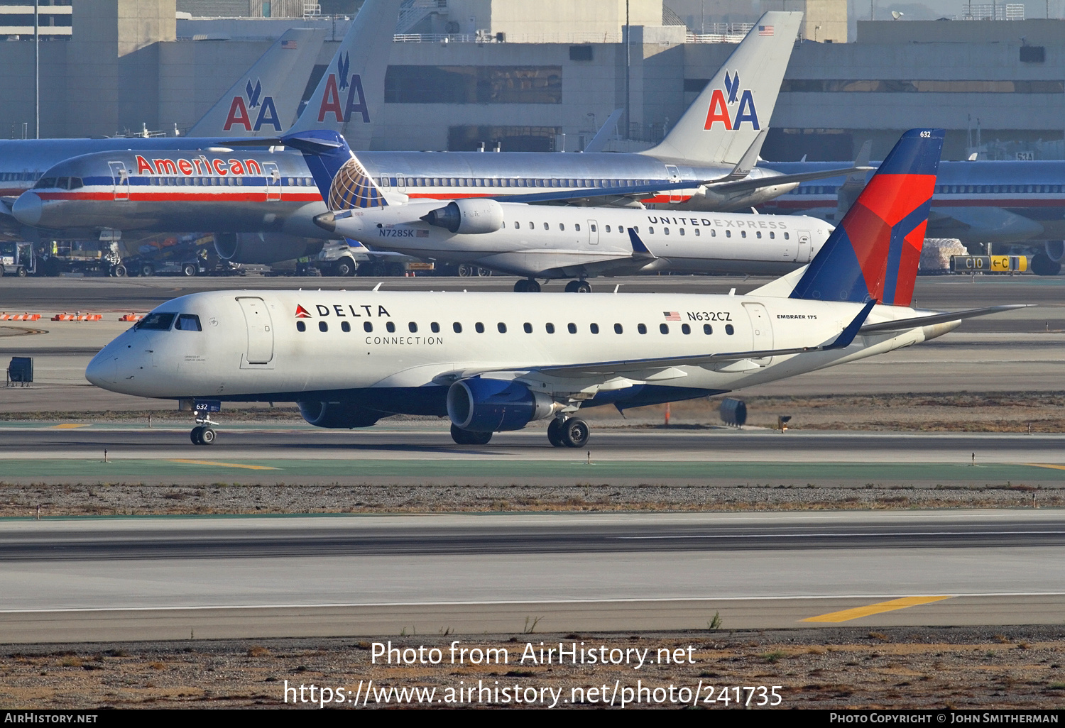 Aircraft Photo of N632CZ | Embraer 175LR (ERJ-170-200LR) | Delta Connection | AirHistory.net #241735