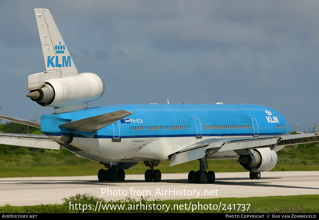 Aircraft Photo of PH-KCA | McDonnell Douglas MD-11 | KLM - Royal Dutch Airlines | AirHistory.net #241737