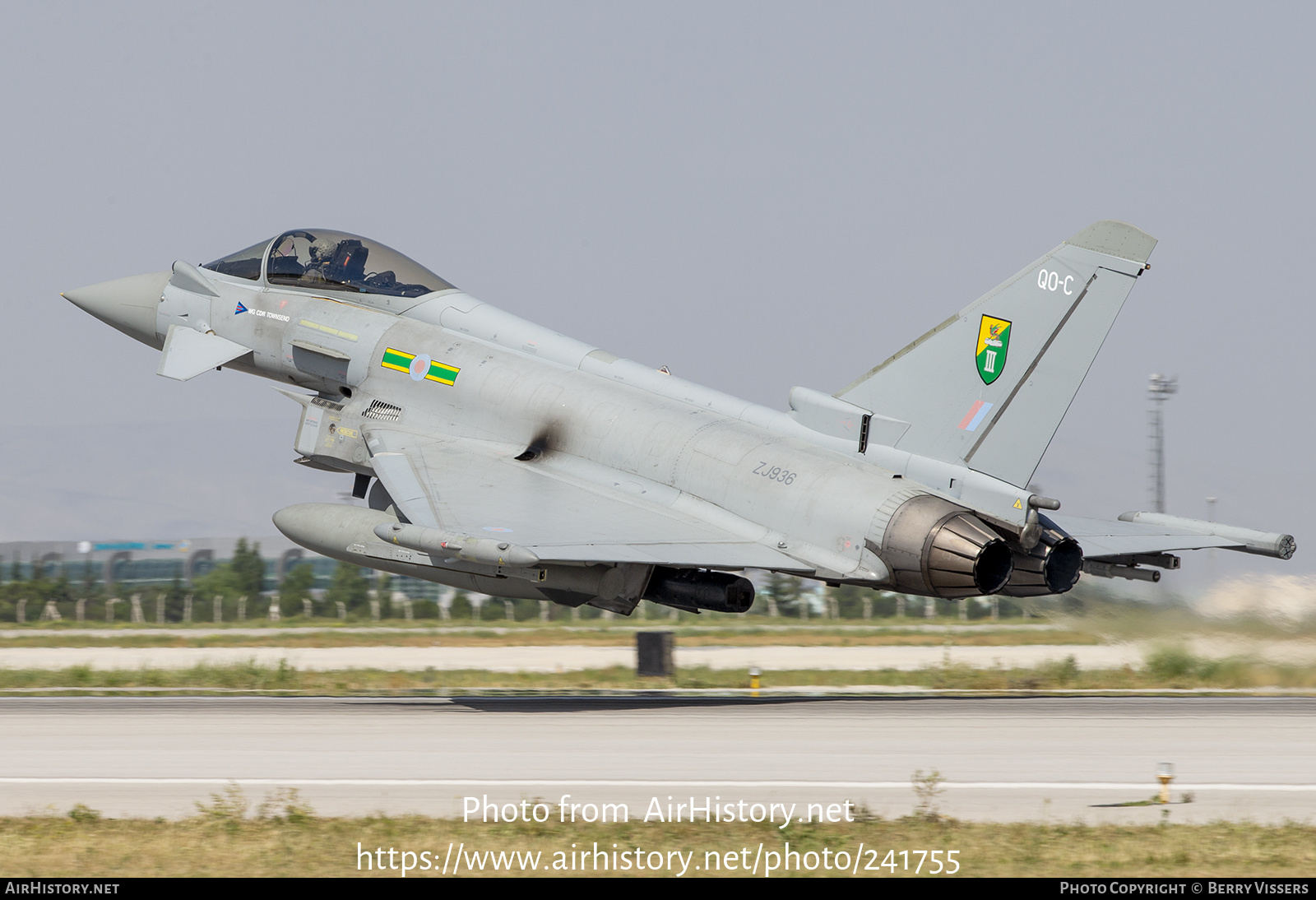 Aircraft Photo of ZJ936 | Eurofighter EF-2000 Typhoon FGR4 | UK - Air Force | AirHistory.net #241755