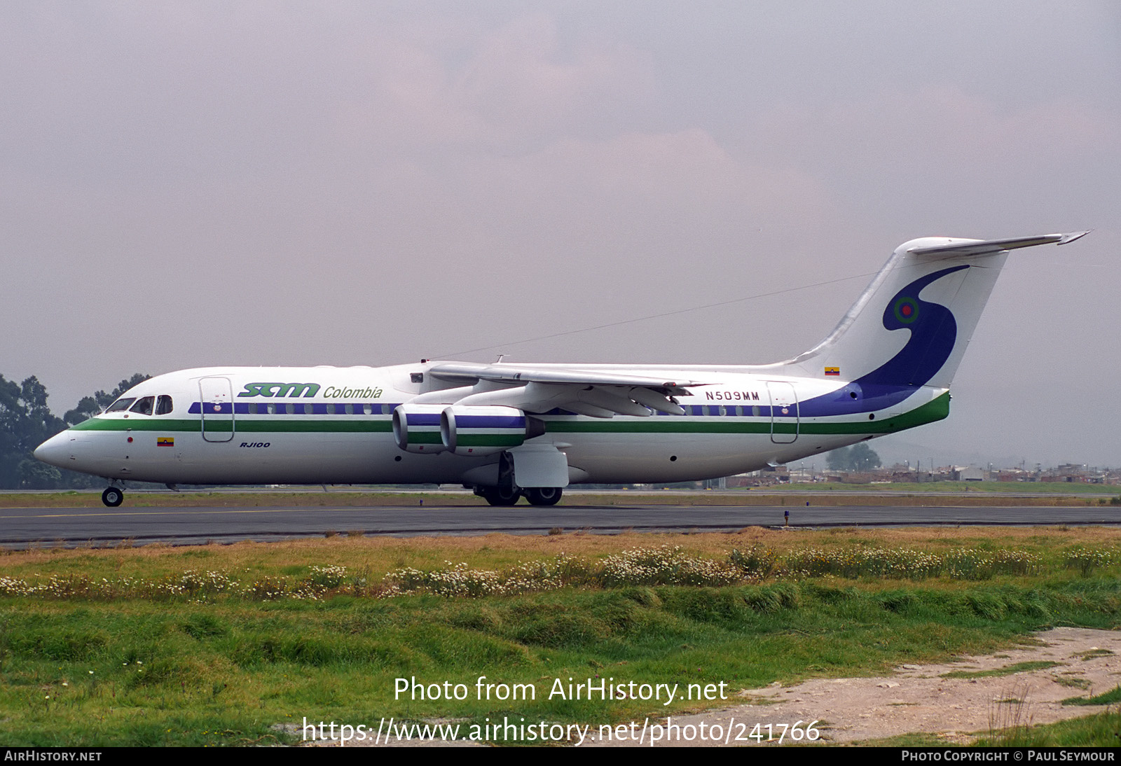 Aircraft Photo of N509MM | British Aerospace Avro 146-RJ100 | SAM - Sociedad Aeronáutica de Medellín | AirHistory.net #241766