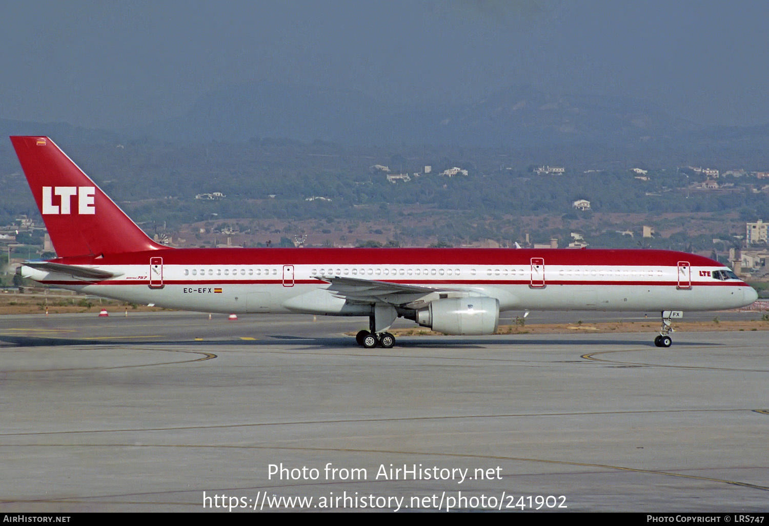 Aircraft Photo of EC-EFX | Boeing 757-2G5 | LTE International Airways | AirHistory.net #241902