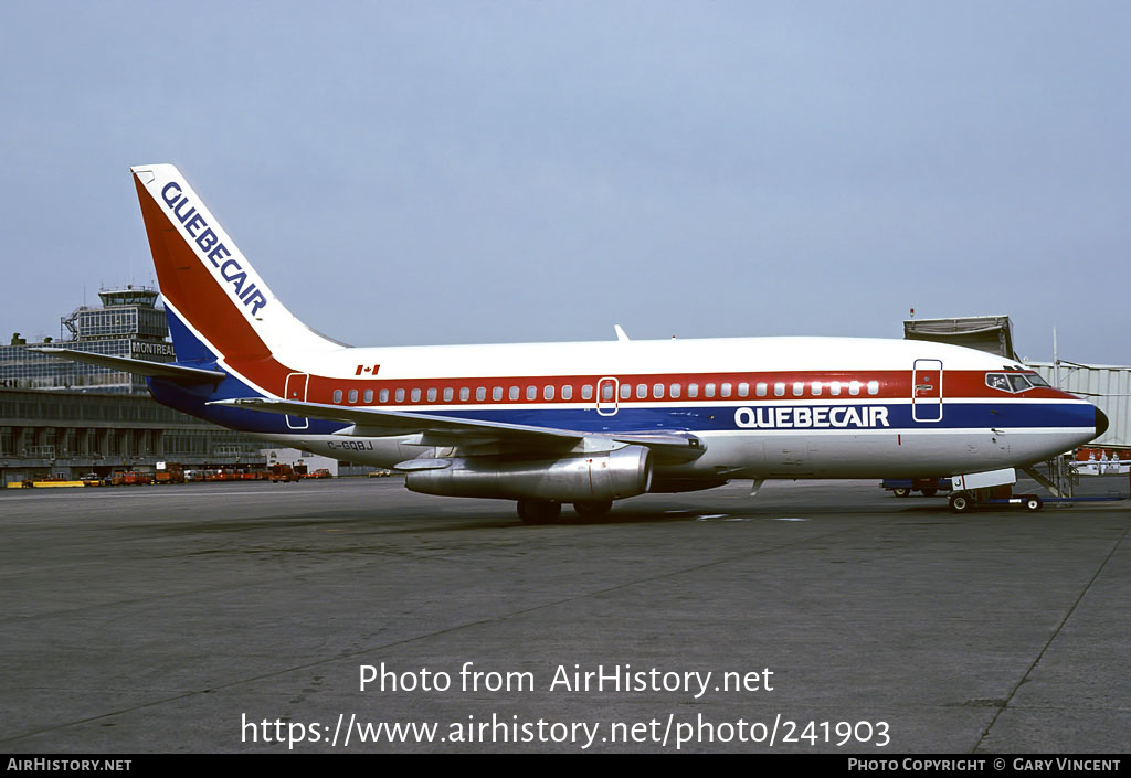 Aircraft Photo of C-GQBJ | Boeing 737-296/Adv | Quebecair | AirHistory.net #241903