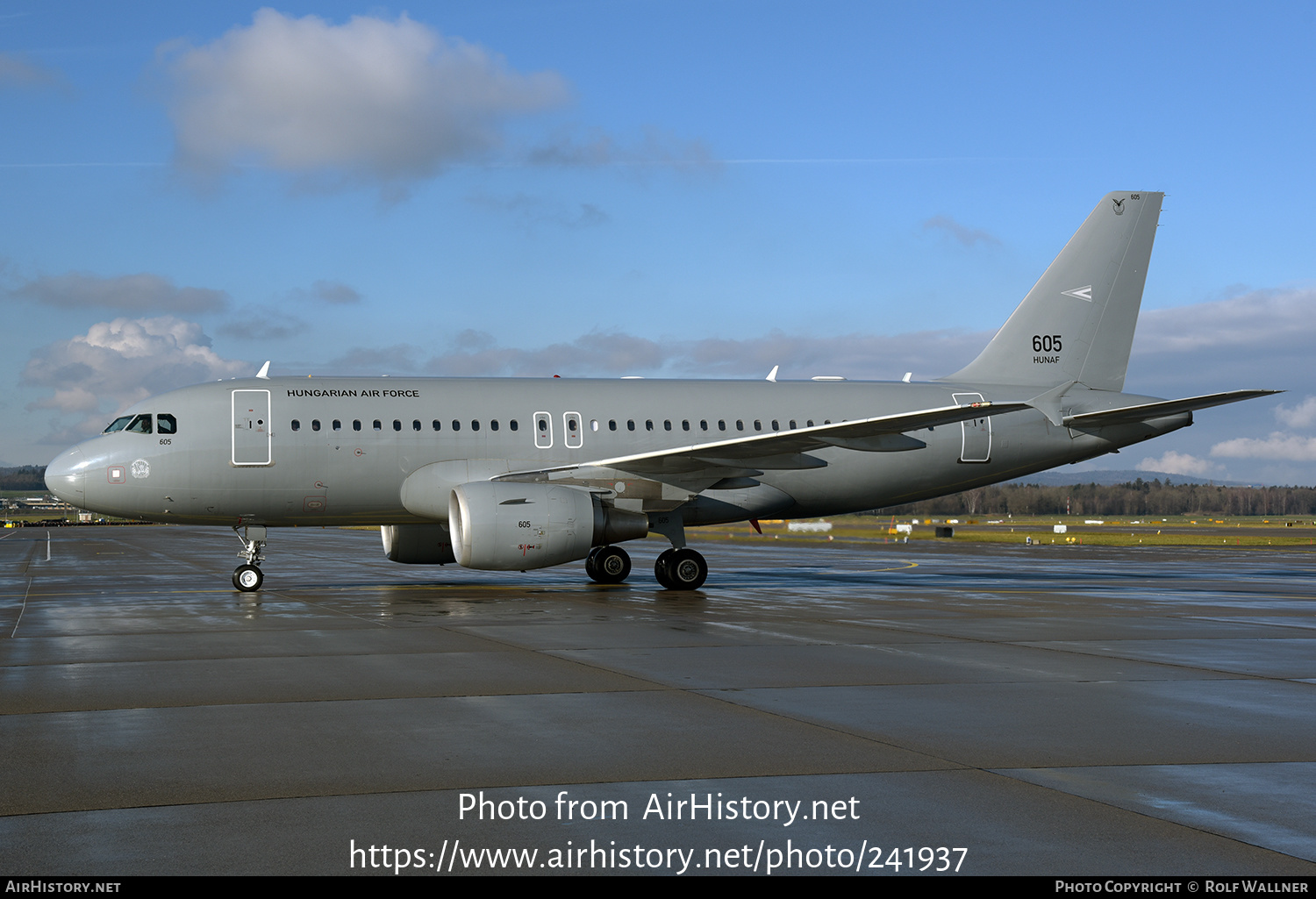 Aircraft Photo of 605 | Airbus A319-112 | Hungary - Air Force | AirHistory.net #241937