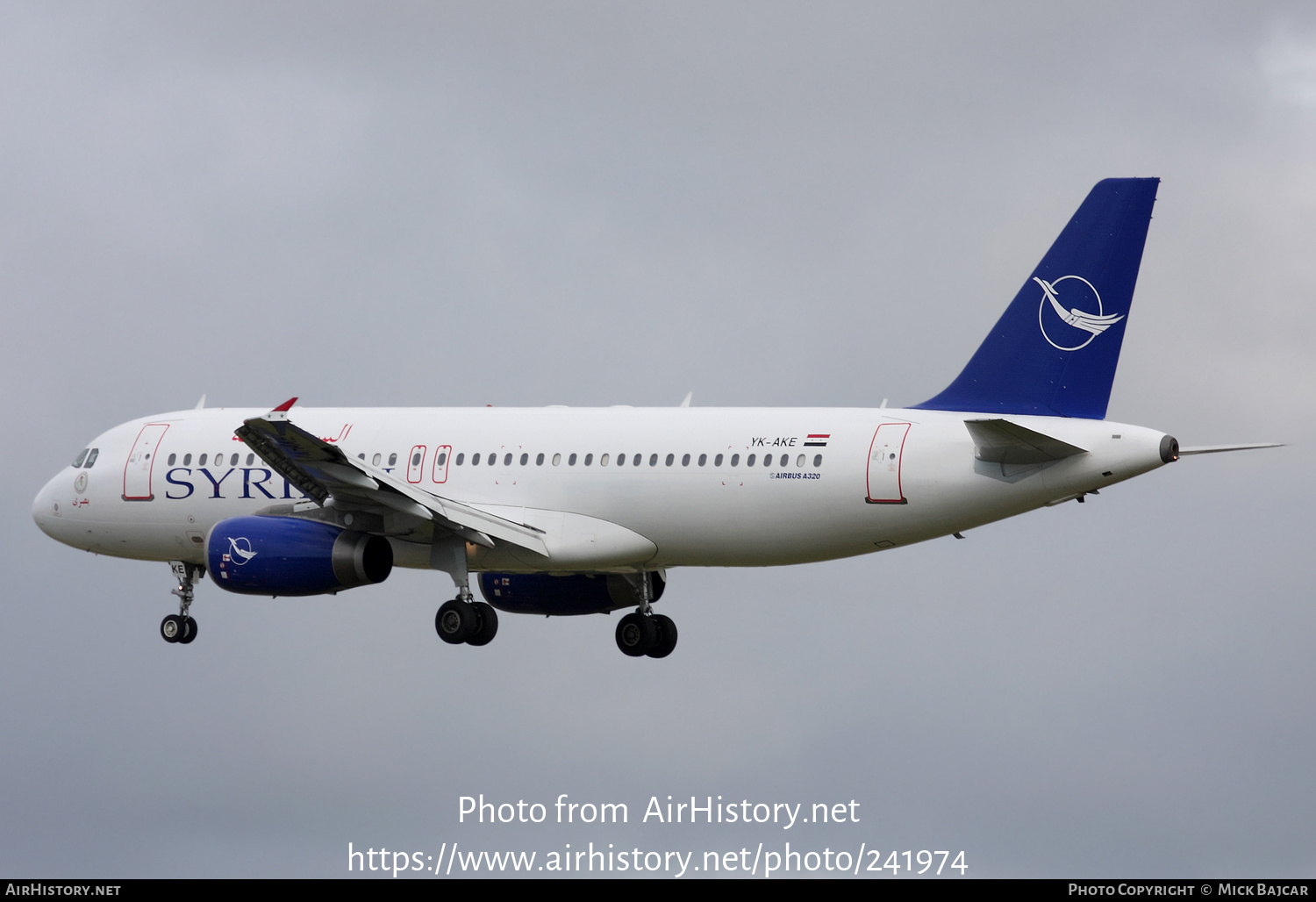 Aircraft Photo of YK-AKE | Airbus A320-232 | Syrian Air | AirHistory.net #241974