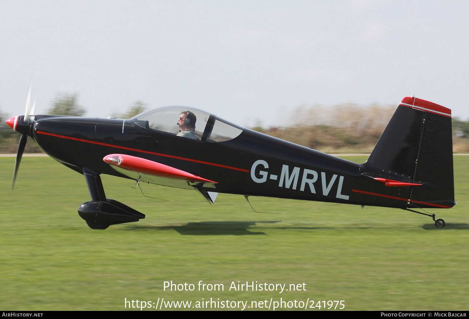 Aircraft Photo of G-MRVL | Van's RV-7 | AirHistory.net #241975