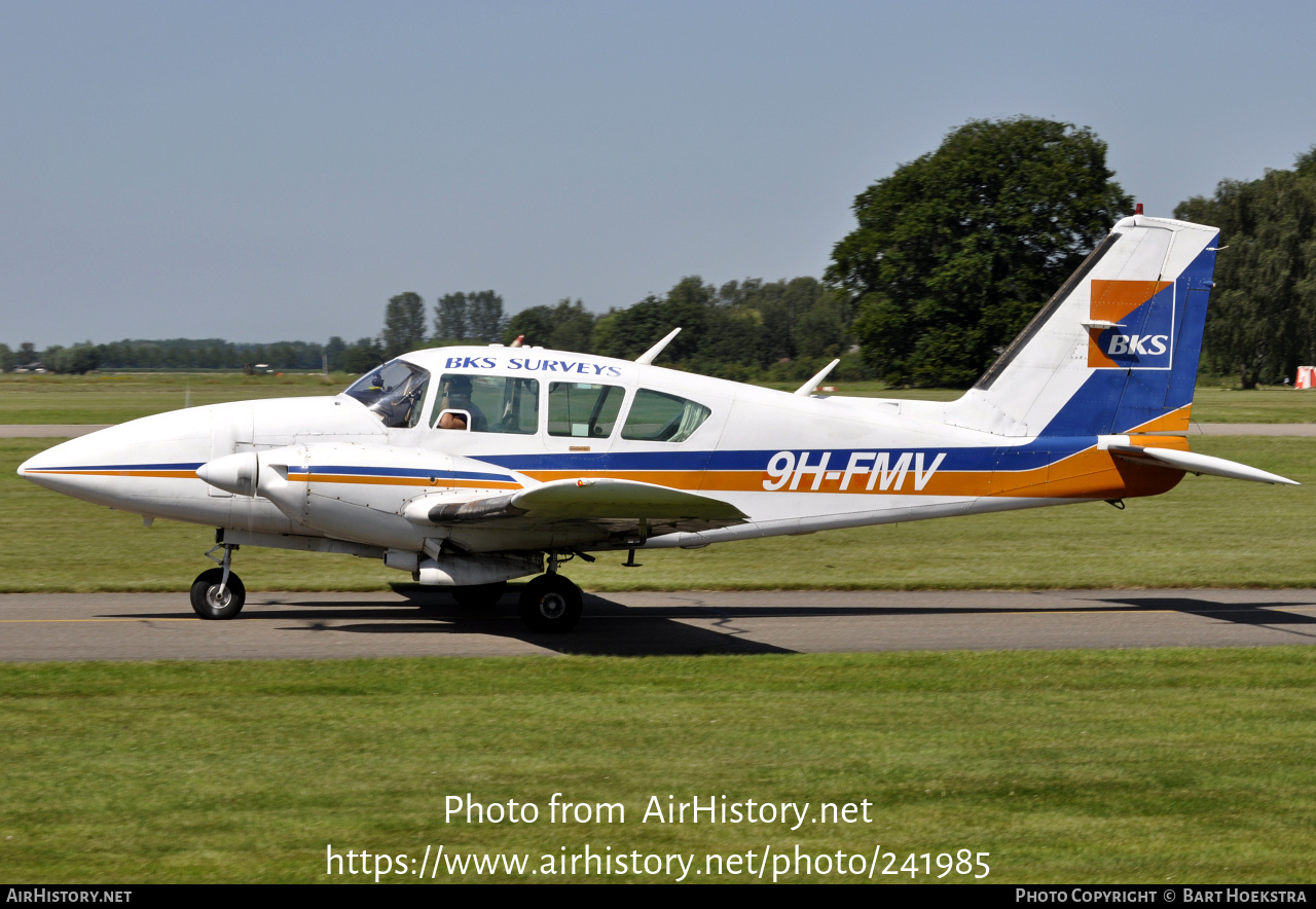 Aircraft Photo of 9H-FMV | Piper PA-23-250 Aztec F | BKS Surveys | AirHistory.net #241985