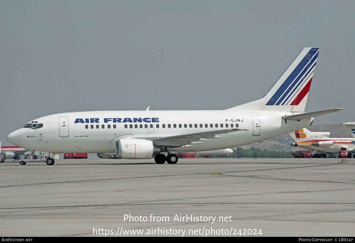 Aircraft Photo of F-GJNJ | Boeing 737-528 | Air France | AirHistory.net #242024