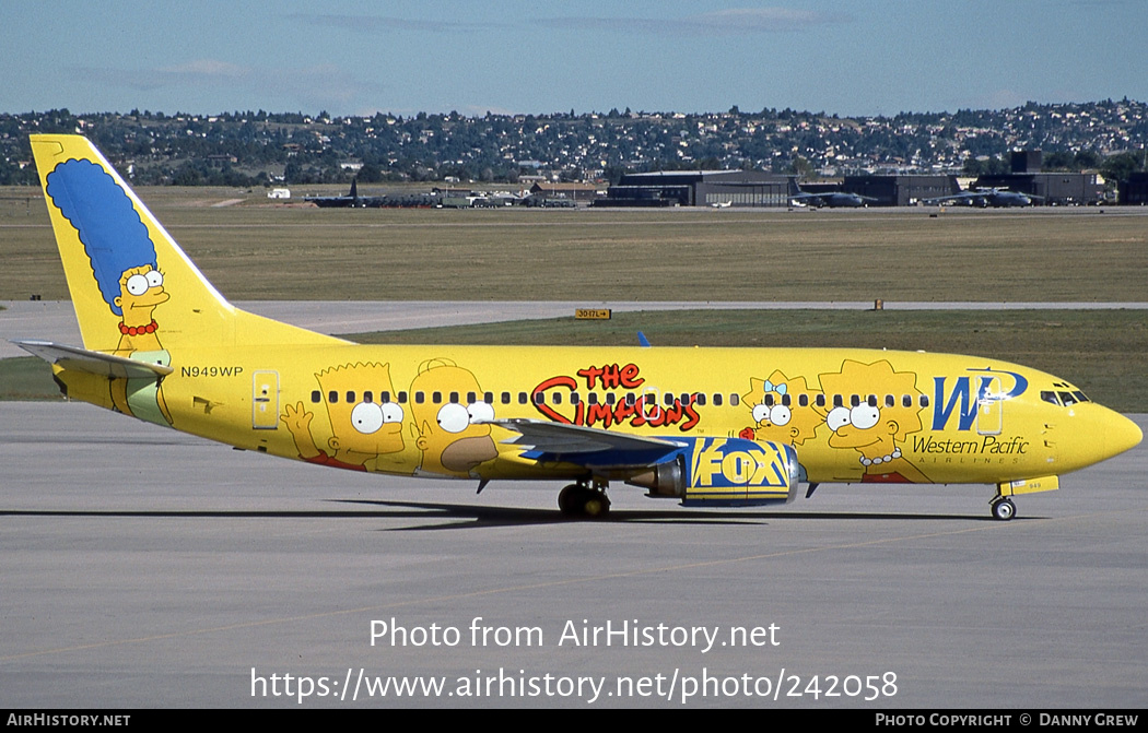 Aircraft Photo of N949WP | Boeing 737-301 | Western Pacific Airlines | AirHistory.net #242058