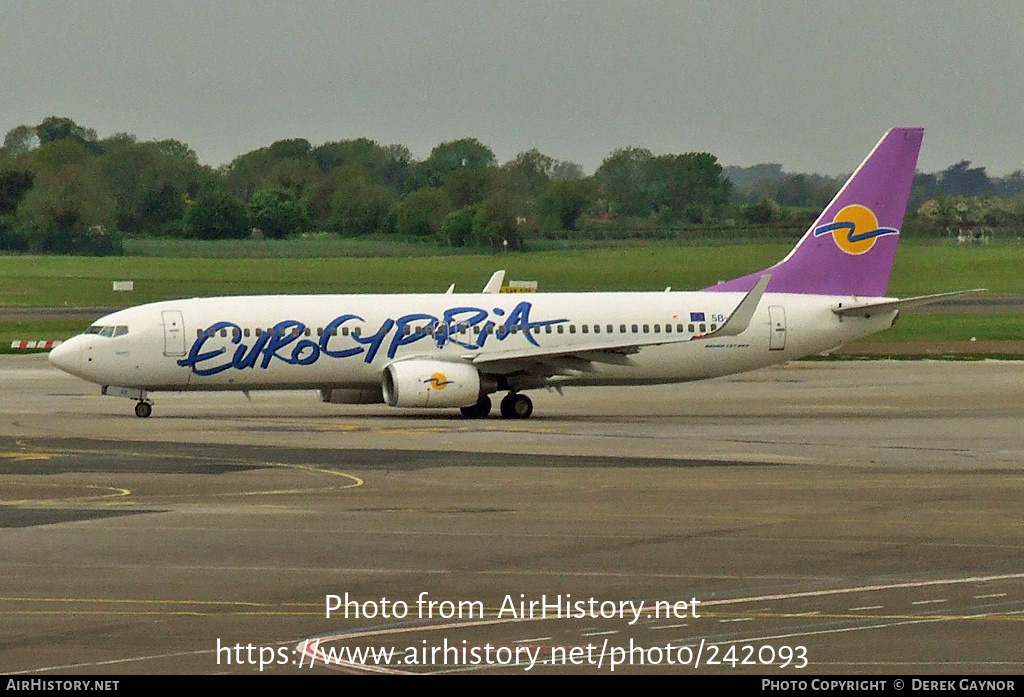 Aircraft Photo of 5B-DBZ | Boeing 737-8BK | Eurocypria Airlines | AirHistory.net #242093