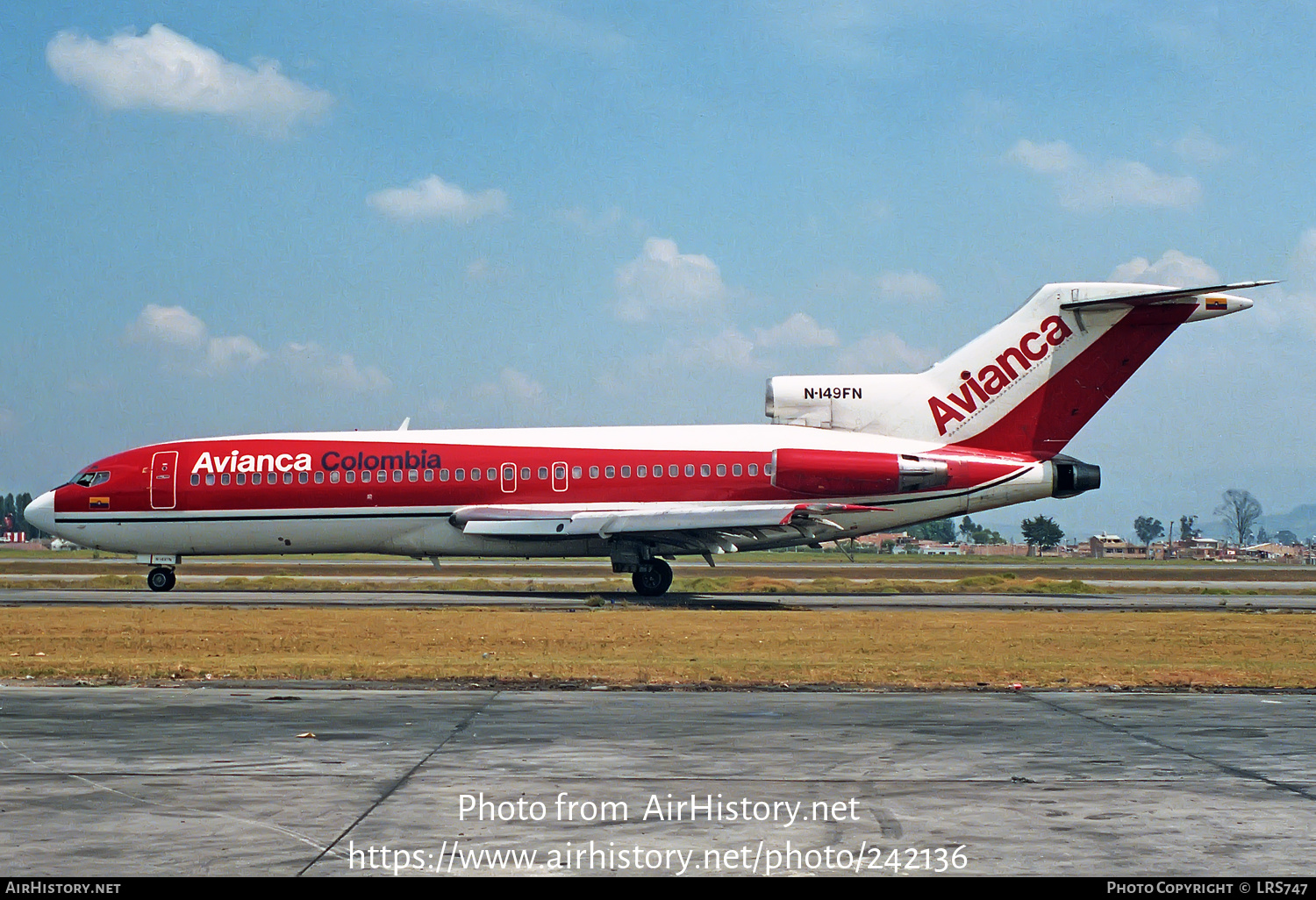 Aircraft Photo of N149FN | Boeing 727-35 | Avianca | AirHistory.net #242136