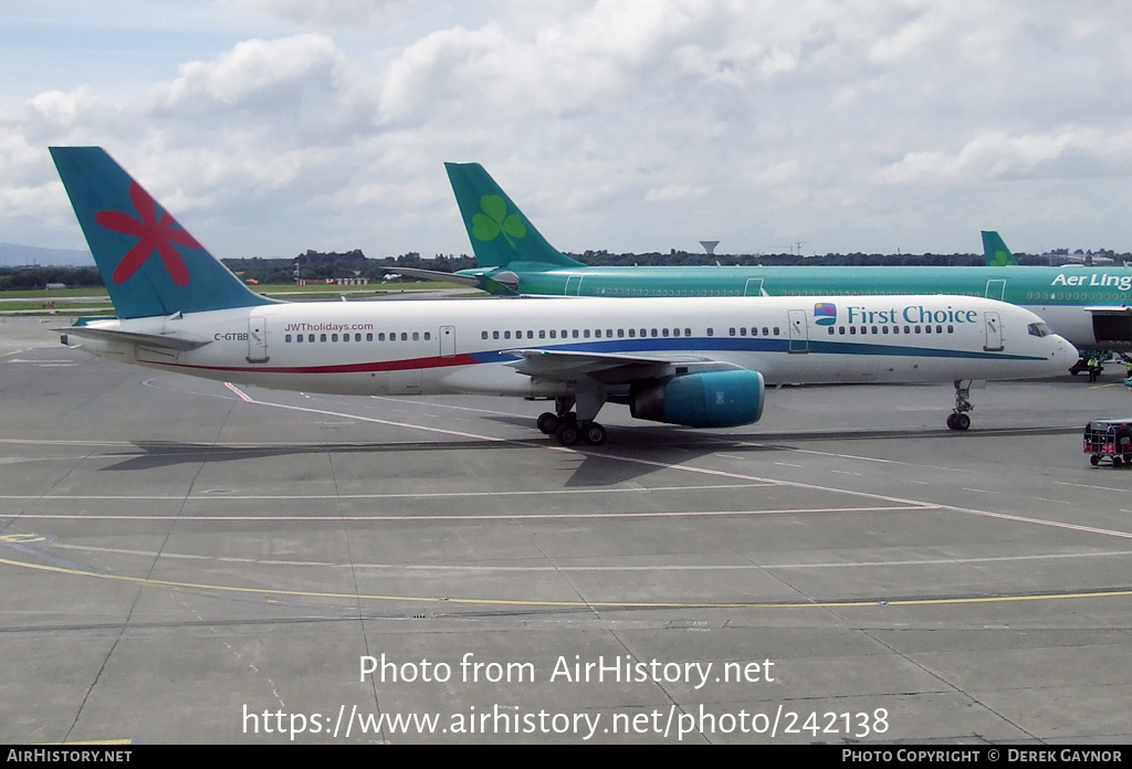 Aircraft Photo of C-GTBB | Boeing 757-28A | First Choice Airways | AirHistory.net #242138