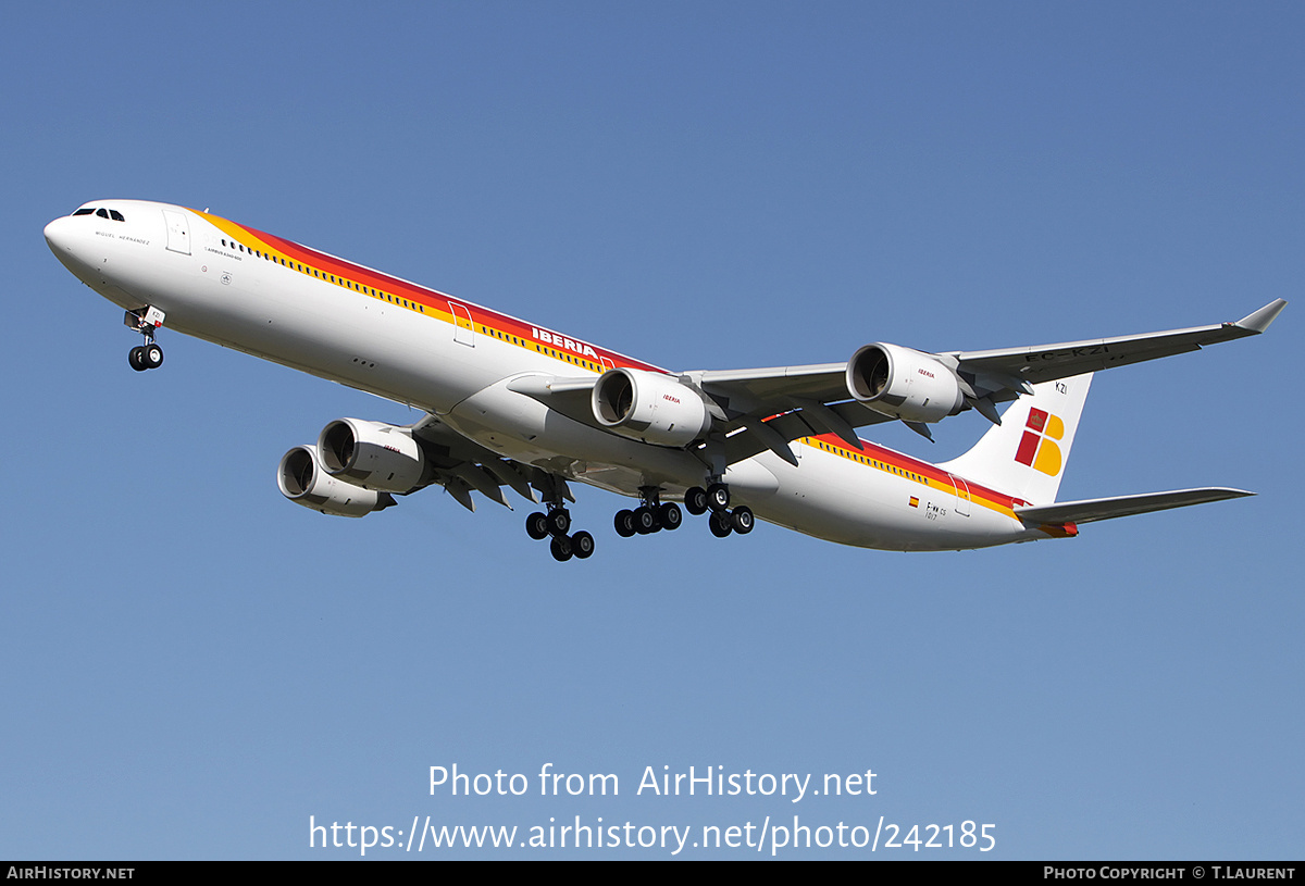 Aircraft Photo of F-WWCS | Airbus A340-642 | Iberia | AirHistory.net #242185