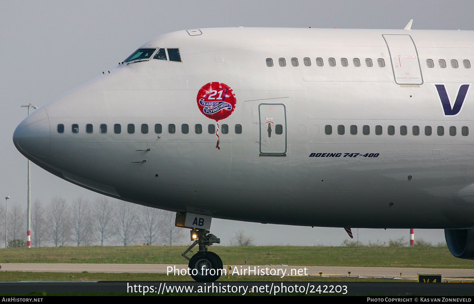 Aircraft Photo of G-VFAB | Boeing 747-4Q8 | Virgin Atlantic Airways | AirHistory.net #242203