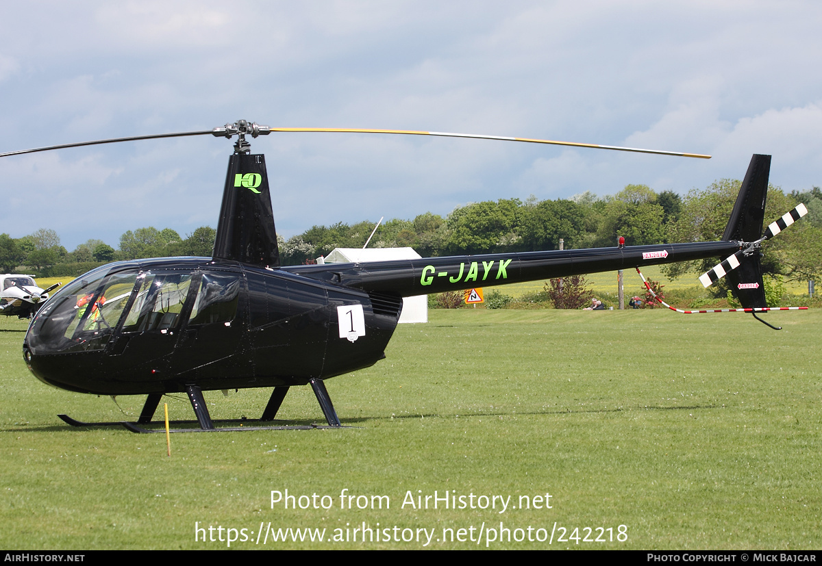 Aircraft Photo of G-JAYK | Robinson R-44 Raven II | AirHistory.net #242218