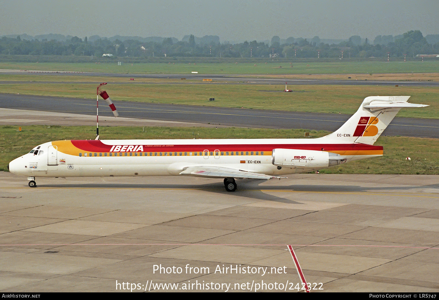 Aircraft Photo of EC-EXN | McDonnell Douglas MD-87 (DC-9-87) | Iberia | AirHistory.net #242322