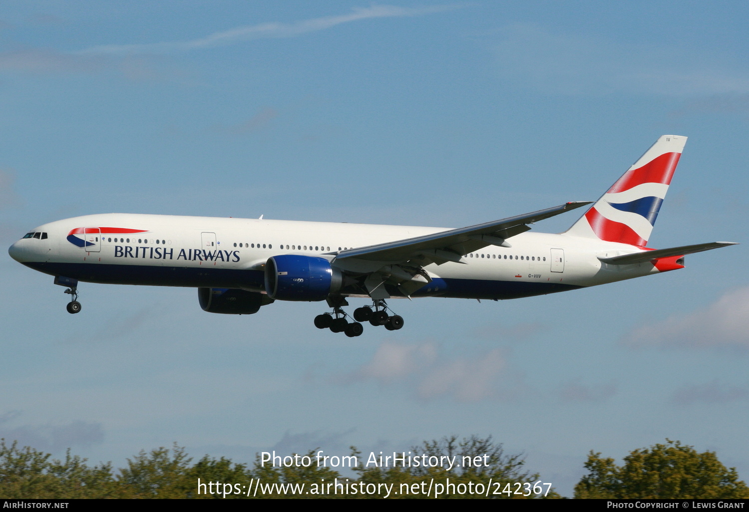 Aircraft Photo of G-VIIV | Boeing 777-236/ER | British Airways | AirHistory.net #242367