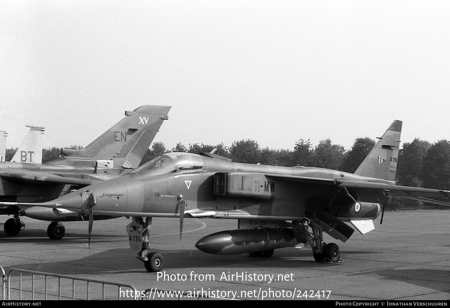 Aircraft Photo of A116 | Sepecat Jaguar A | France - Air Force | AirHistory.net #242417