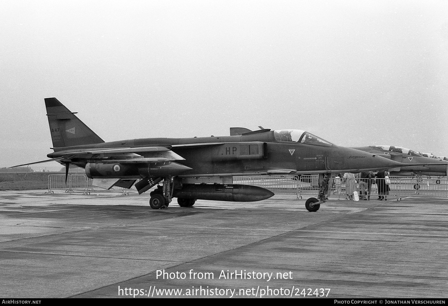 Aircraft Photo of A47 | Sepecat Jaguar A | France - Air Force | AirHistory.net #242437