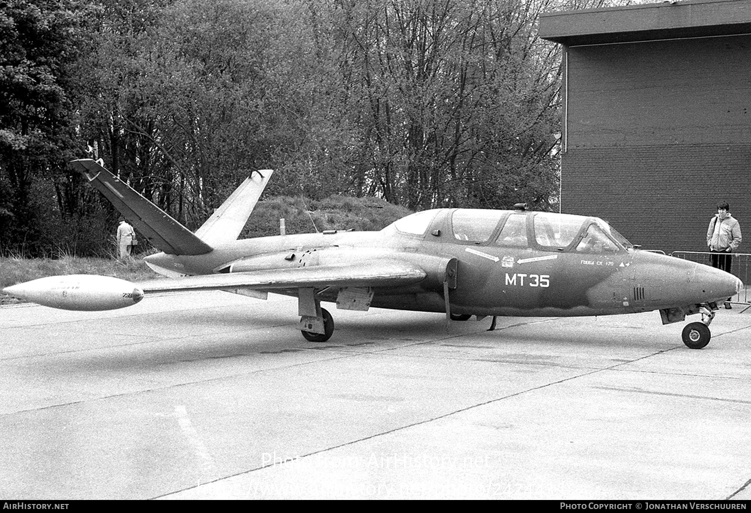 Aircraft Photo of MT35 | Fouga CM-170R Magister | Belgium - Air Force | AirHistory.net #242443