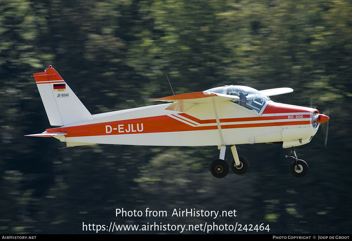 Aircraft Photo of D-EJLU | Bölkow Bo-208A Junior | Quax | AirHistory.net #242464