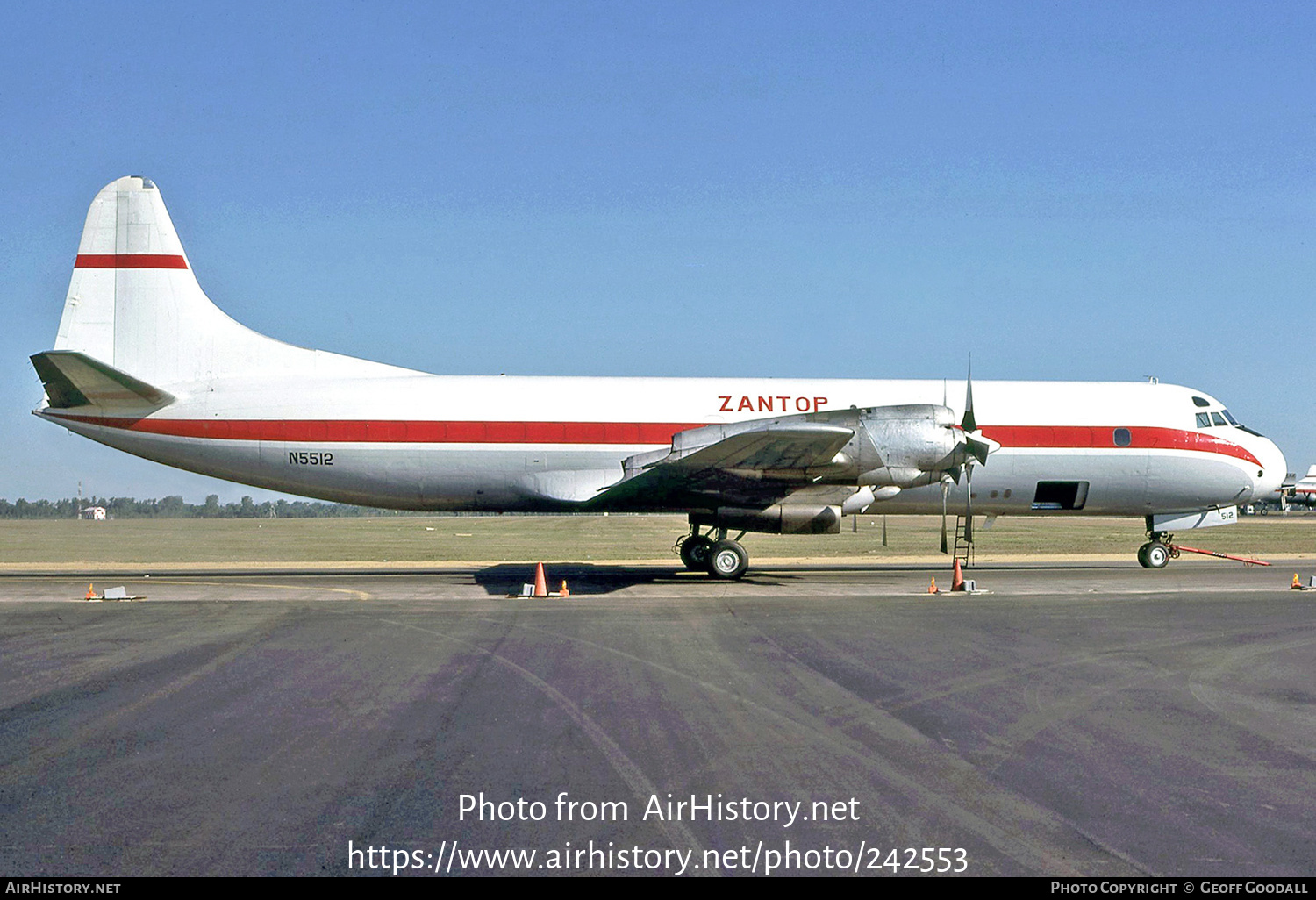 Aircraft Photo of N5512 | Lockheed L-188A Electra | Zantop International Airlines | AirHistory.net #242553