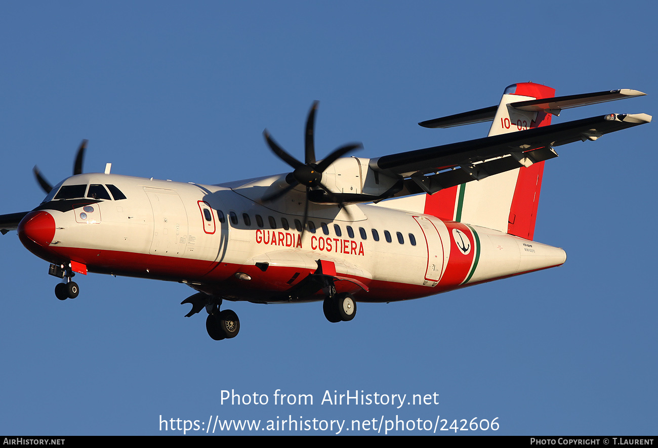Aircraft Photo of MM62270 | ATR ATR-42-500 | Italy - Guardia Costiera | AirHistory.net #242606