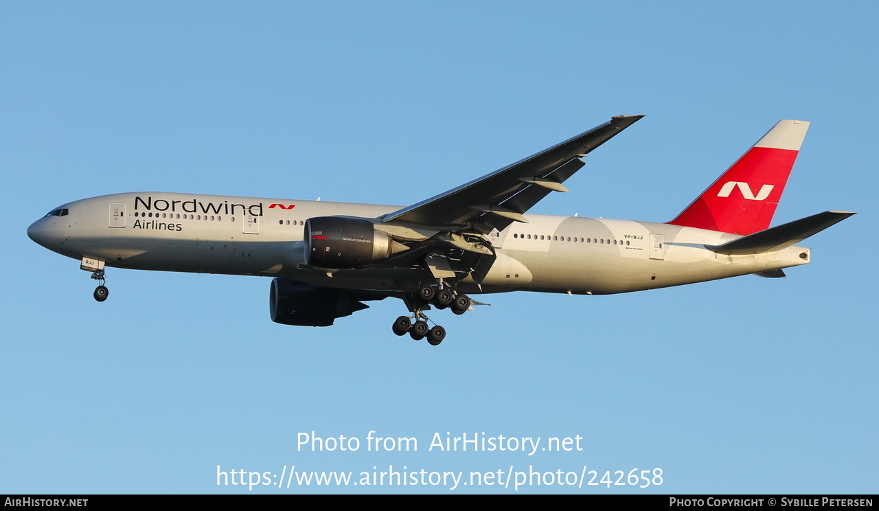 Aircraft Photo of VP-BJJ | Boeing 777-2Q8/ER | Nordwind Airlines | AirHistory.net #242658