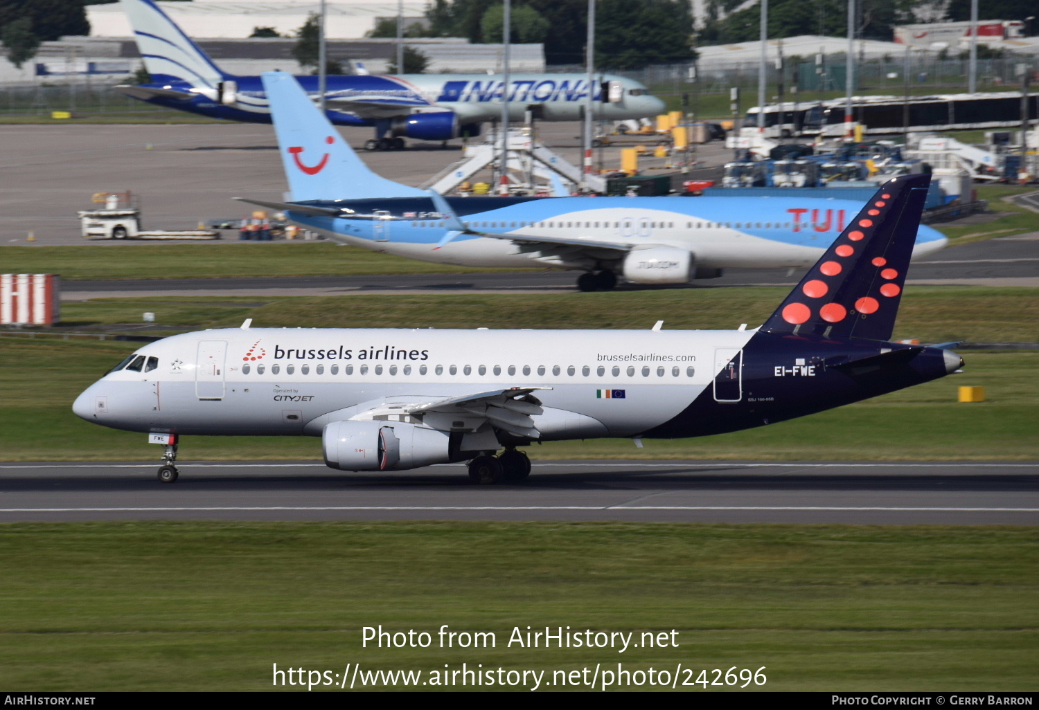 Aircraft Photo of EI-FWE | Sukhoi SSJ-100-95B Superjet 100 (RRJ-95B) | Brussels Airlines | AirHistory.net #242696