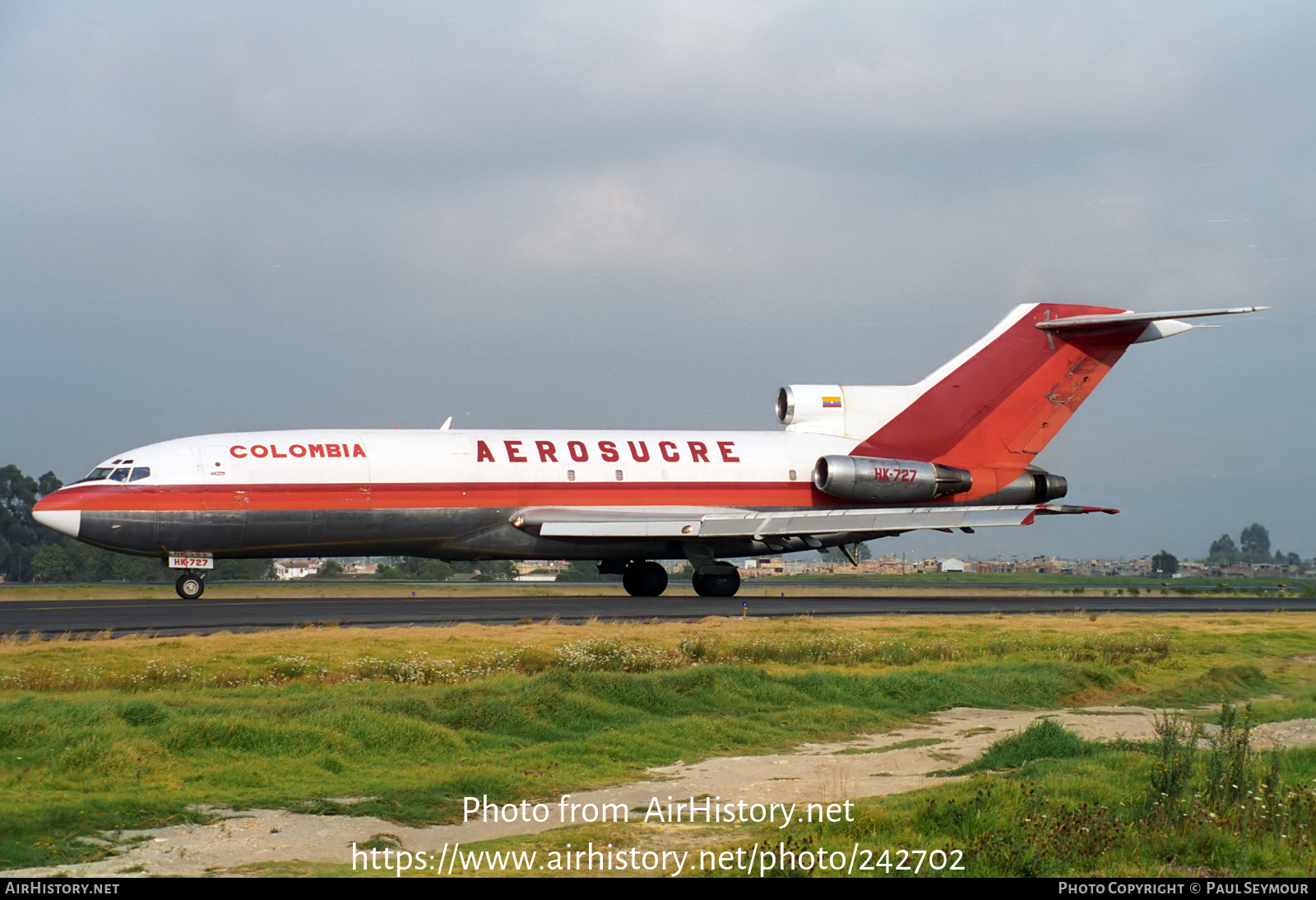 Aircraft Photo of HK-727 | Boeing 727-59(F) | Aerosucre | AirHistory.net #242702