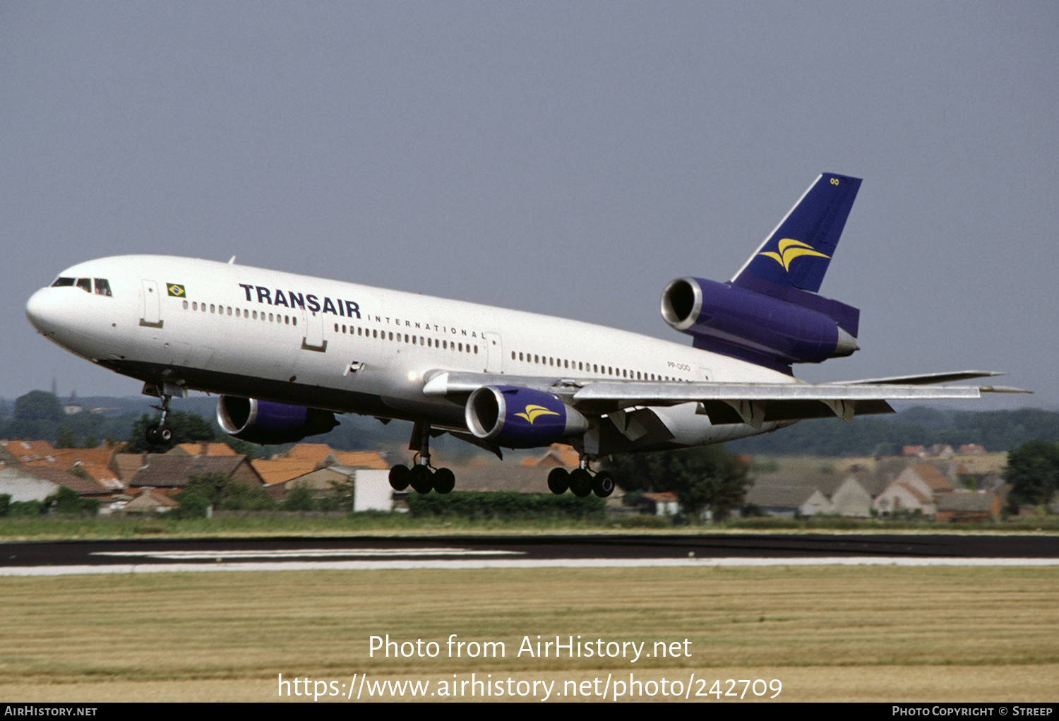 Aircraft Photo of PP-OOO | McDonnell Douglas DC-10-15 | Transair International | AirHistory.net #242709