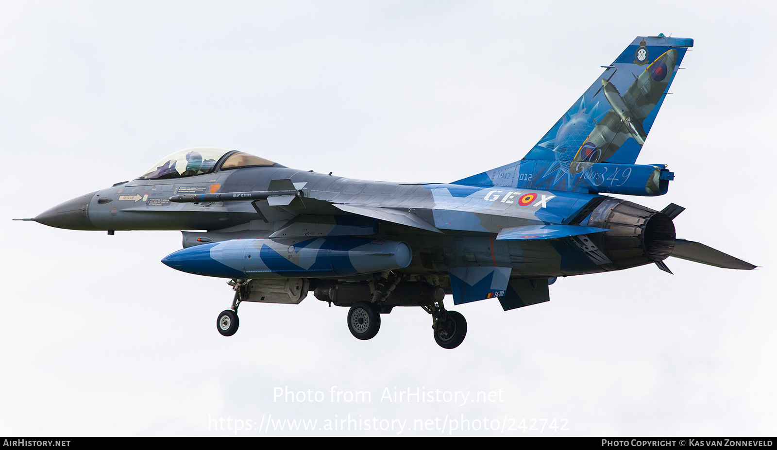 Aircraft Photo of FA-110 | General Dynamics F-16AM Fighting Falcon | Belgium - Air Force | AirHistory.net #242742