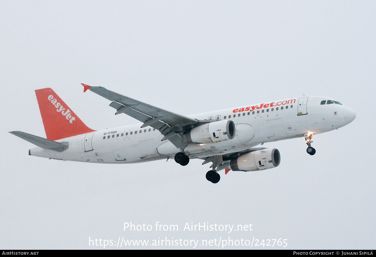 Aircraft Photo of G-TTOH | Airbus A320-232 | EasyJet | AirHistory.net #242765