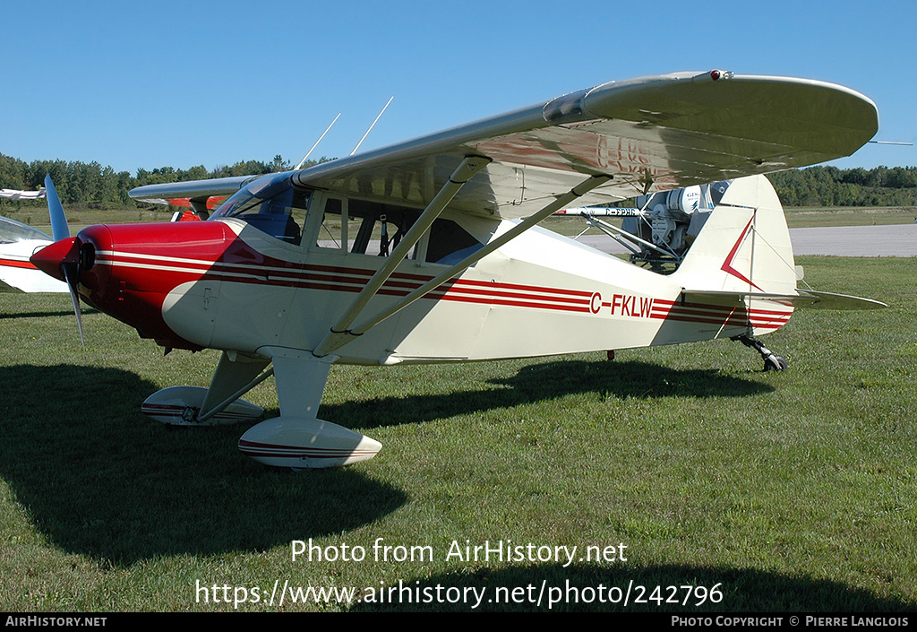 Aircraft Photo of C-FKLW | Piper PA-22-150 Tri-Pacer | AirHistory.net #242796