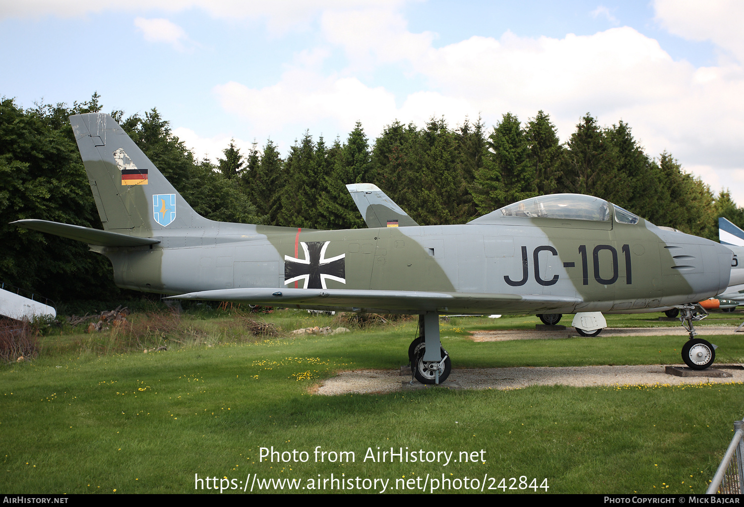 Aircraft Photo of JC-101 | Canadair CL-13B Sabre 6 | Germany - Air Force | AirHistory.net #242844