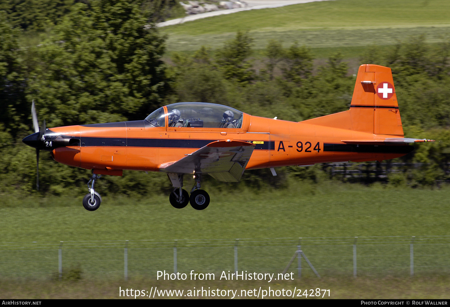 Aircraft Photo of A-924 | Pilatus NCPC-7 | Switzerland - Air Force | AirHistory.net #242871