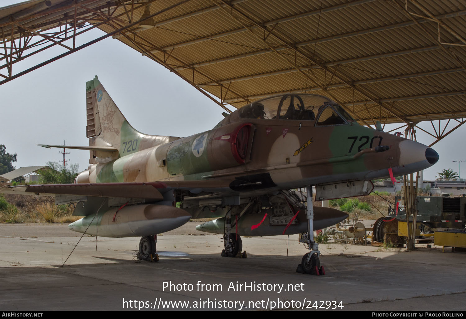 Aircraft Photo of 720 | McDonnell Douglas TA-4J Skyhawk (Aa-it) | Israel - Air Force | AirHistory.net #242934