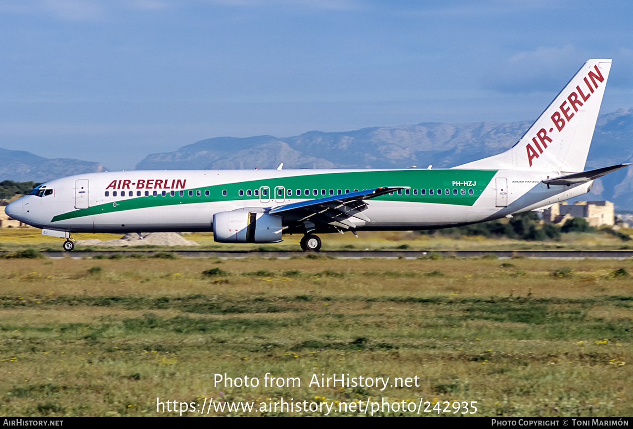 Aircraft Photo of PH-HZJ | Boeing 737-8K2 | Air Berlin | AirHistory.net #242935