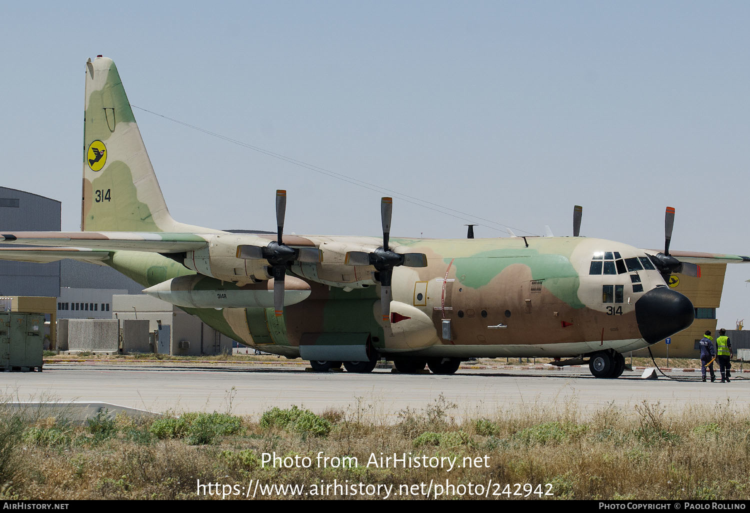 Aircraft Photo of 314 | Lockheed C-130E Hercules (L-382) (Karnaf) | Israel - Air Force | AirHistory.net #242942