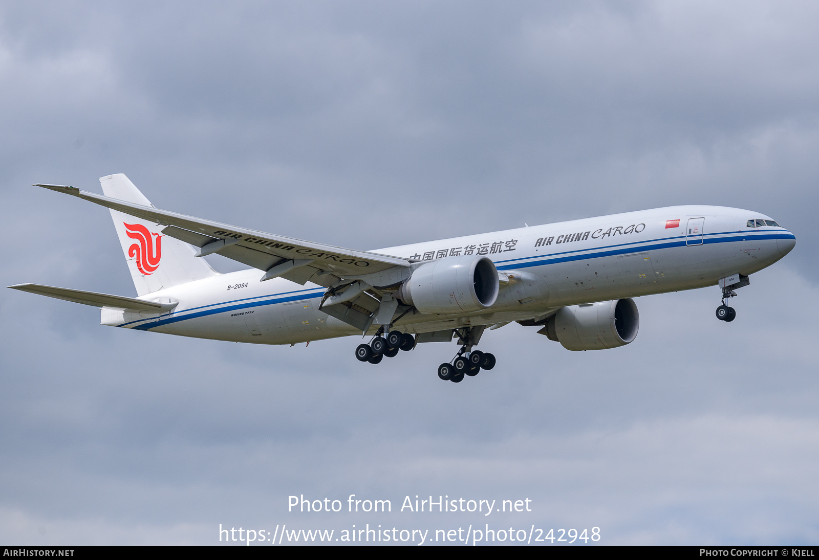 Aircraft Photo of B-2094 | Boeing 777-FFT | Air China Cargo | AirHistory.net #242948