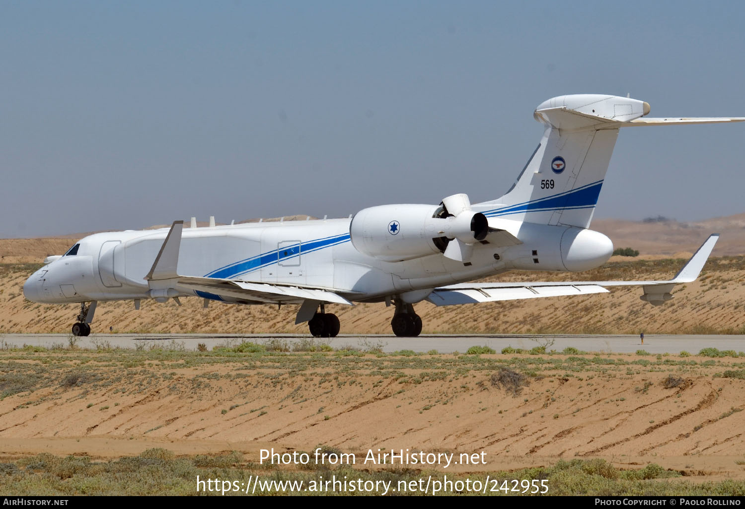 Aircraft Photo of 569 | Gulfstream Aerospace G-V-SP Gulfstream G550 Eitam | Israel - Air Force | AirHistory.net #242955