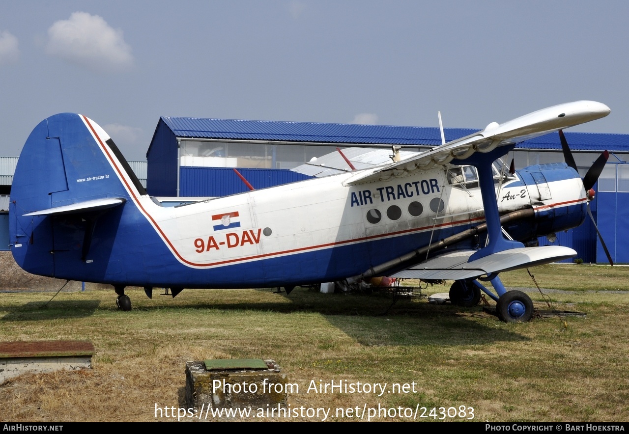 Aircraft Photo of 9A-DAV | Antonov An-2 | Air-Tractor | AirHistory.net #243083