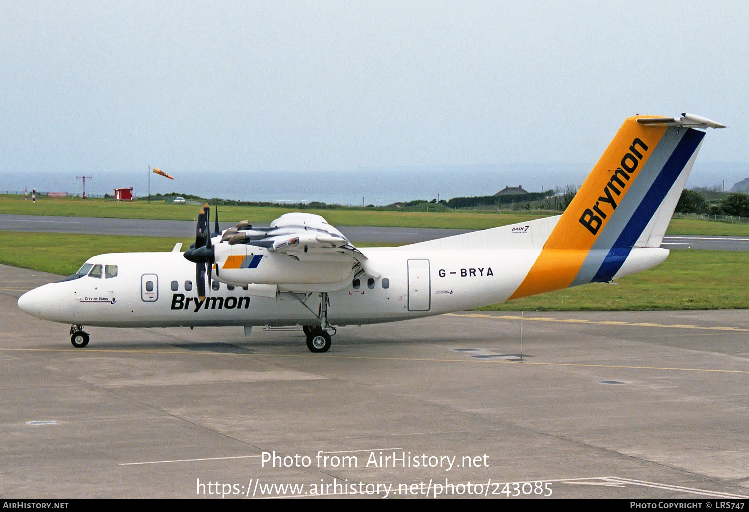 Aircraft Photo of G-BRYA | De Havilland Canada DHC-7-110 Dash 7 | Brymon Airways | AirHistory.net #243085