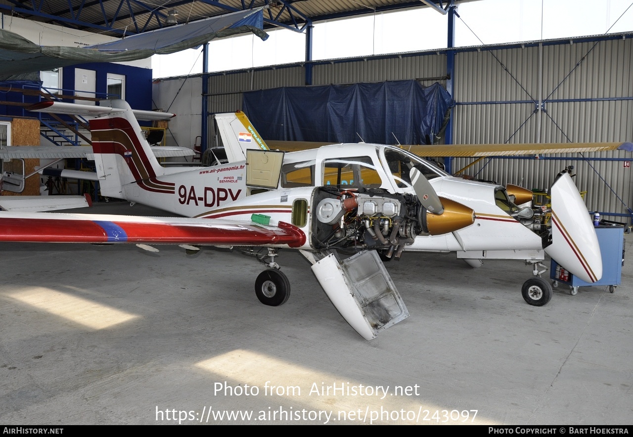 Aircraft Photo of 9A-DPY | Piper PA-44-180 Seminole | Air Pannonia | AirHistory.net #243097