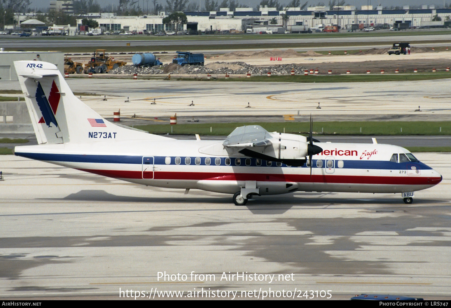 Aircraft Photo of N273AT | ATR ATR-42-300 | American Eagle | AirHistory.net #243105