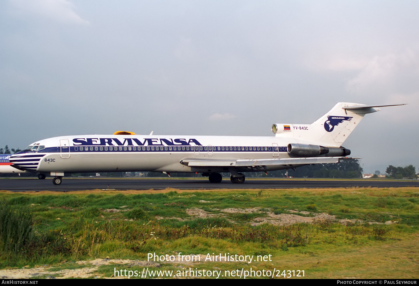 Aircraft Photo of YV-843C | Boeing 727-281/Adv | Servivensa | AirHistory.net #243121