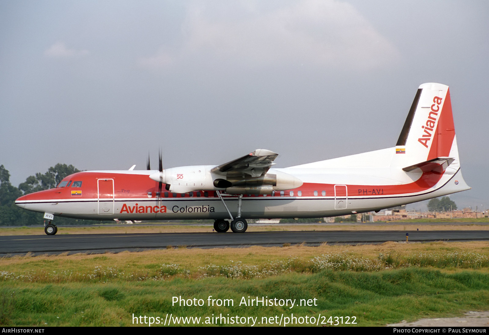 Aircraft Photo of PH-AVJ | Fokker 50 | Avianca | AirHistory.net #243122