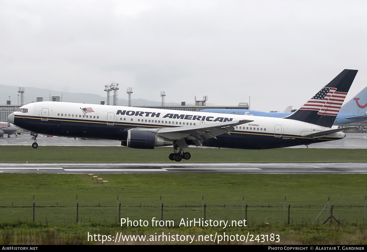 Aircraft Photo of N760NA | Boeing 767-39H/ER | North American Airlines | AirHistory.net #243183