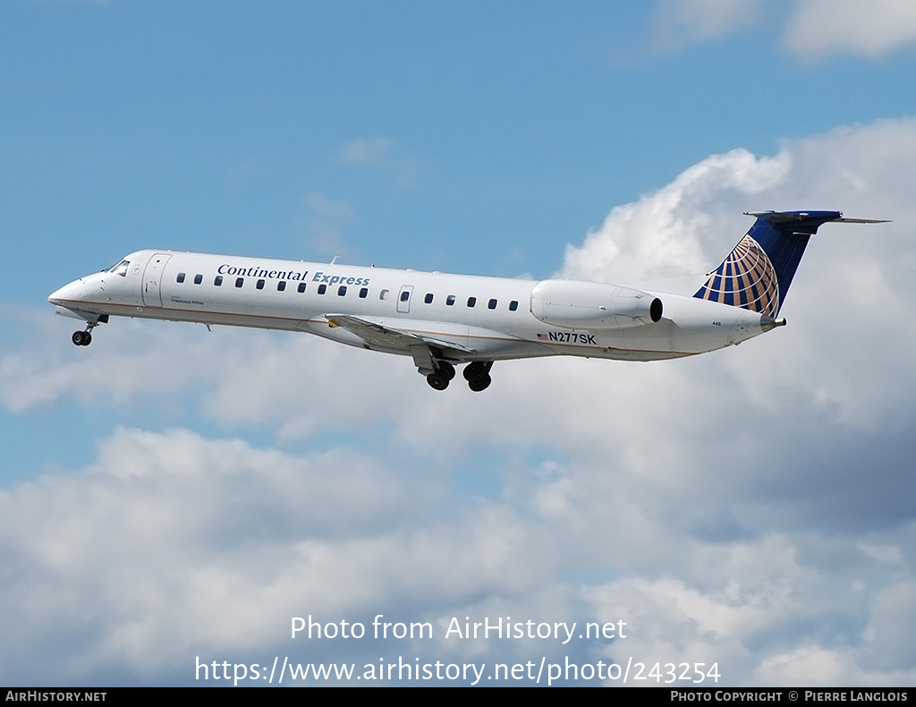 Aircraft Photo of N277SK | Embraer ERJ-145LR (EMB-145LR) | Continental Express | AirHistory.net #243254